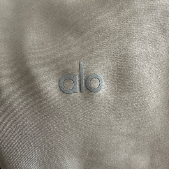 Alo Yoga Airlift High Waist Debossed Leopard Print Legging Gravel XS - Picture 9 of 10